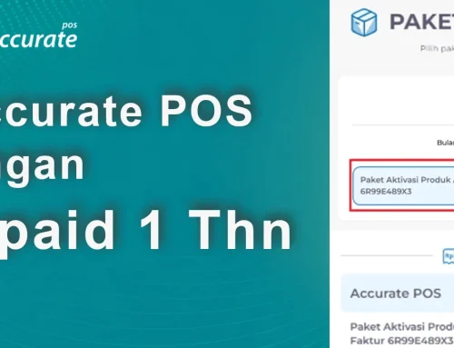 Cara aktivasi Accurate POS dengan kode Redeem Prepaid