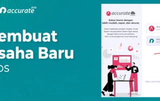 cara membuat datausaha baru di accurate pos